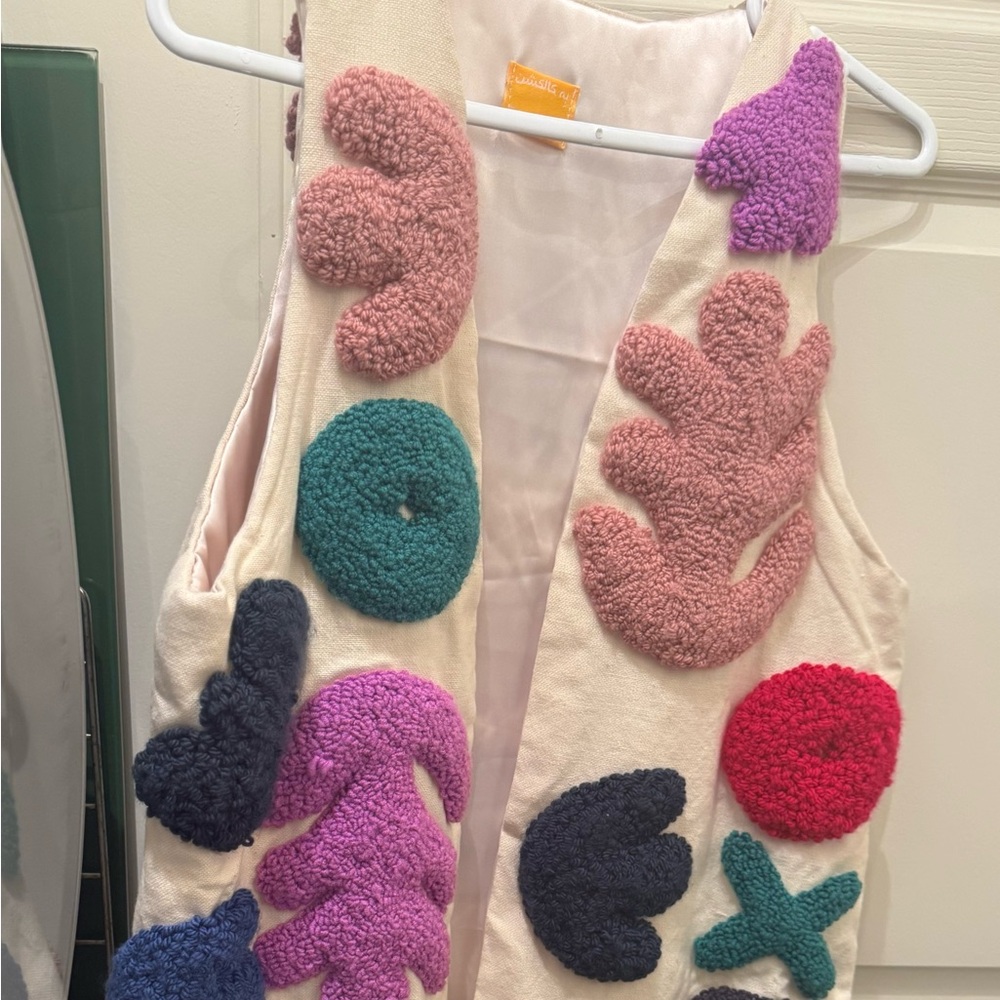 Colorful Textured Women's Vest